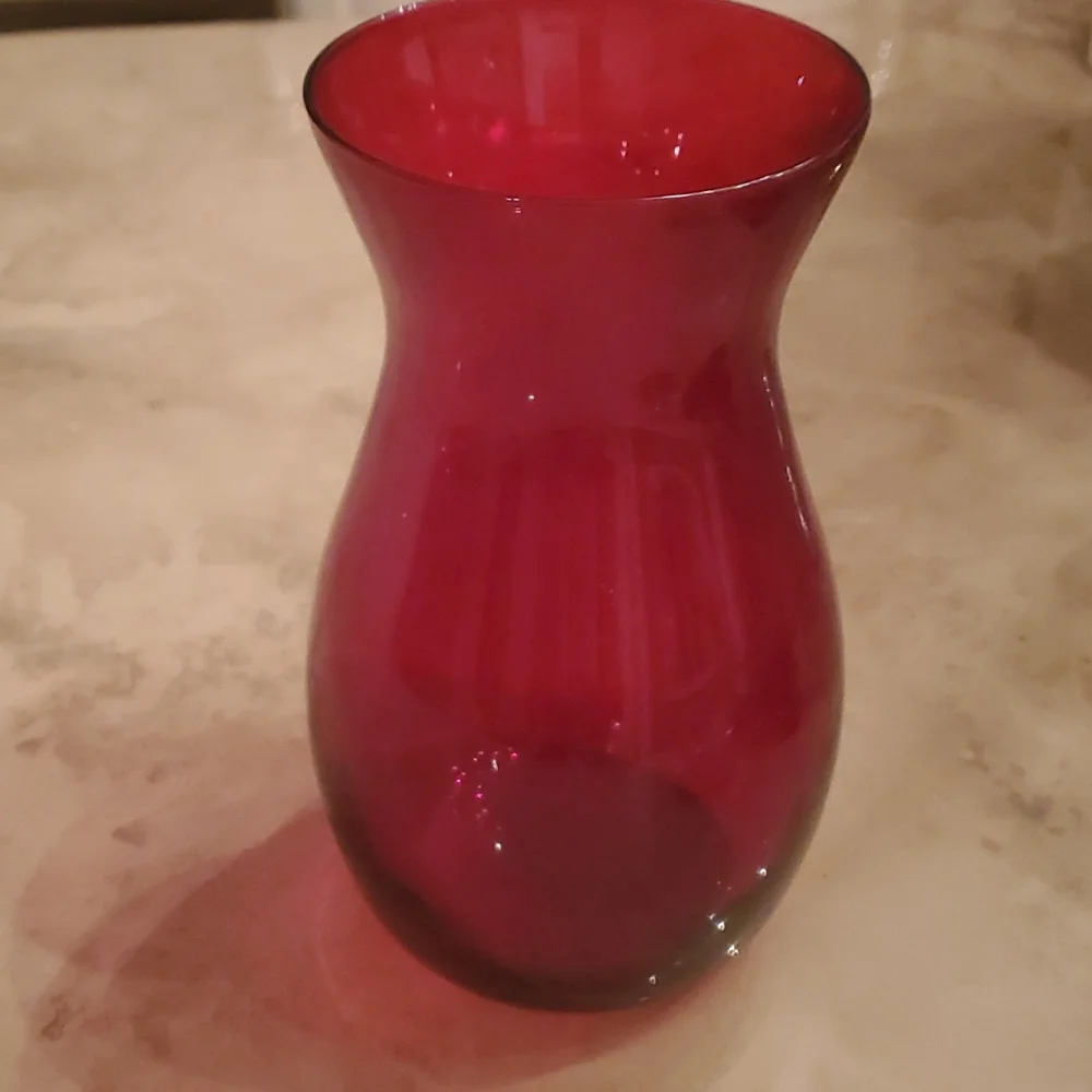 Red Vase